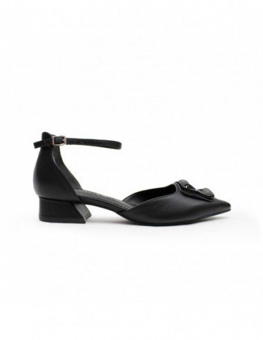 Baletas para mujer marca Loucos \u0026 Santos, color Negro.