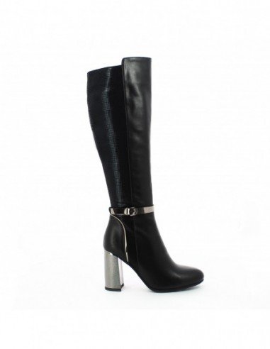 Botas largas Mujer Marca Via Spring Color Negro