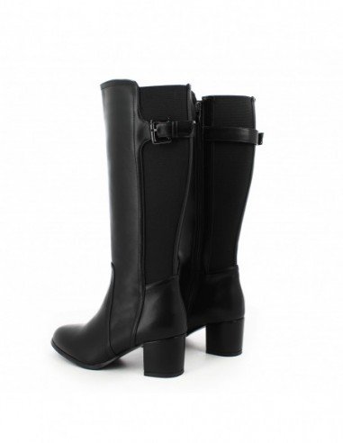 Botas para mujer, marca Via Spring, color Negro.