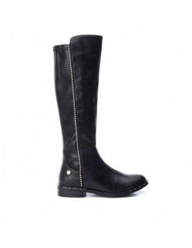 Botas CaÃ±a Larga para mujer marca XTI, color negro.