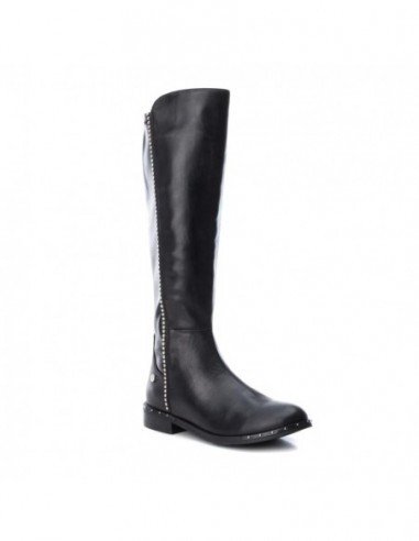 Botas CaÃ±a Larga para mujer marca XTI, color negro.
