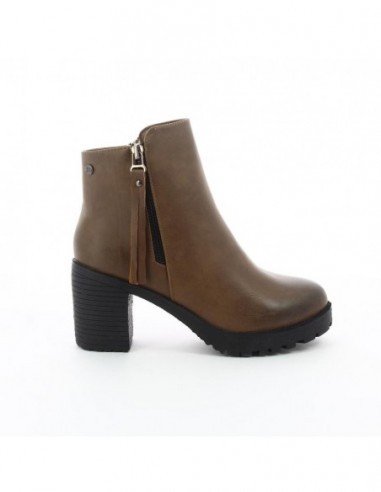 Botines para mujer marca XTI, Color CafÃ©.
