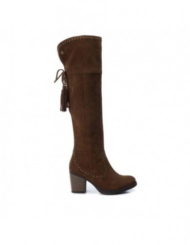 Botas CaÃ±a Alta para mujer marca XTI, color MarrÃ³n.