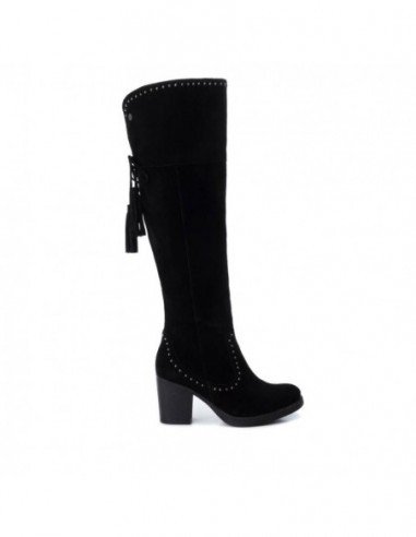 Botas CaÃ±a Alta para mujer marca XTI, color Negro.