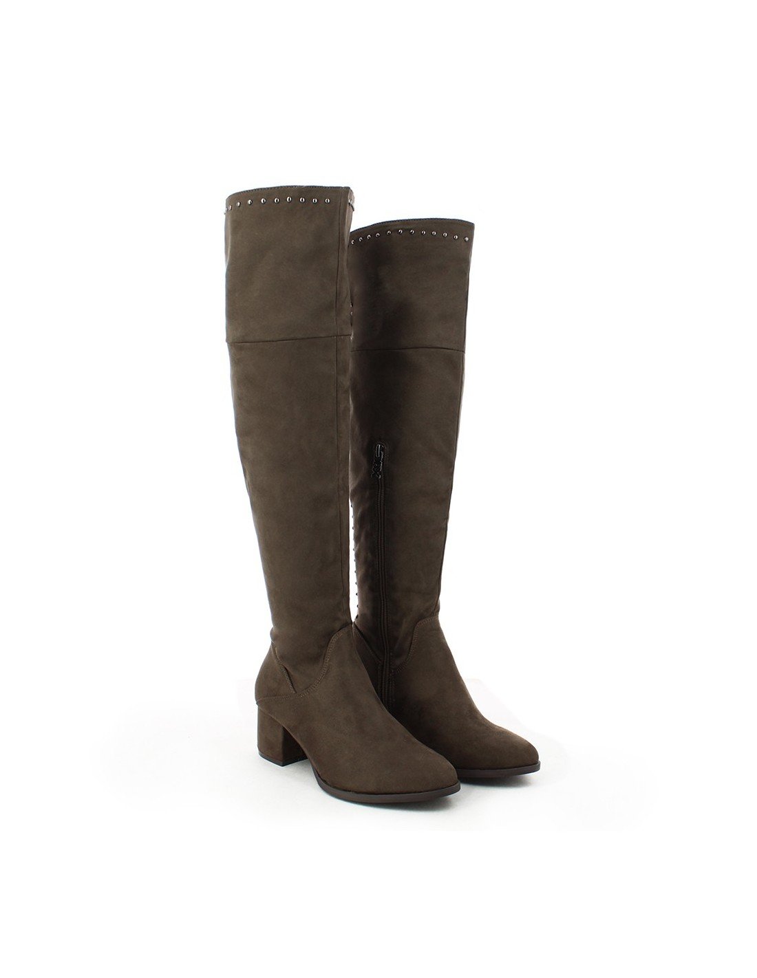 Botas para mujer marca Xti, color cafÃ©