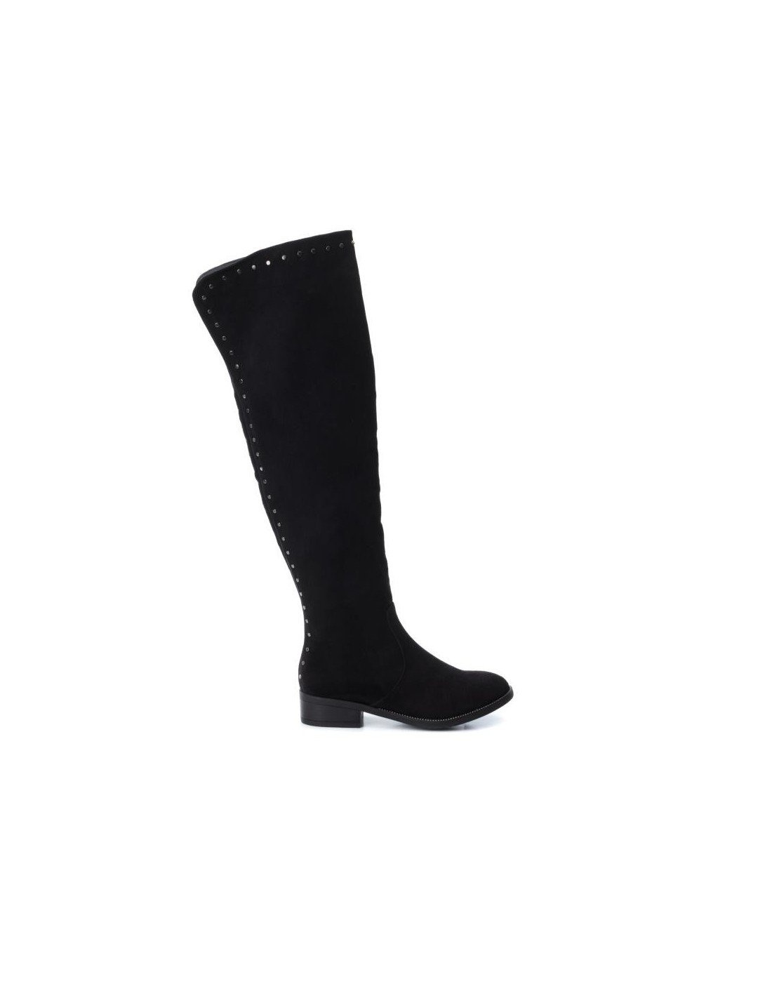 Botas caÃ±a alta para mujer marca Xti, Color Negro.