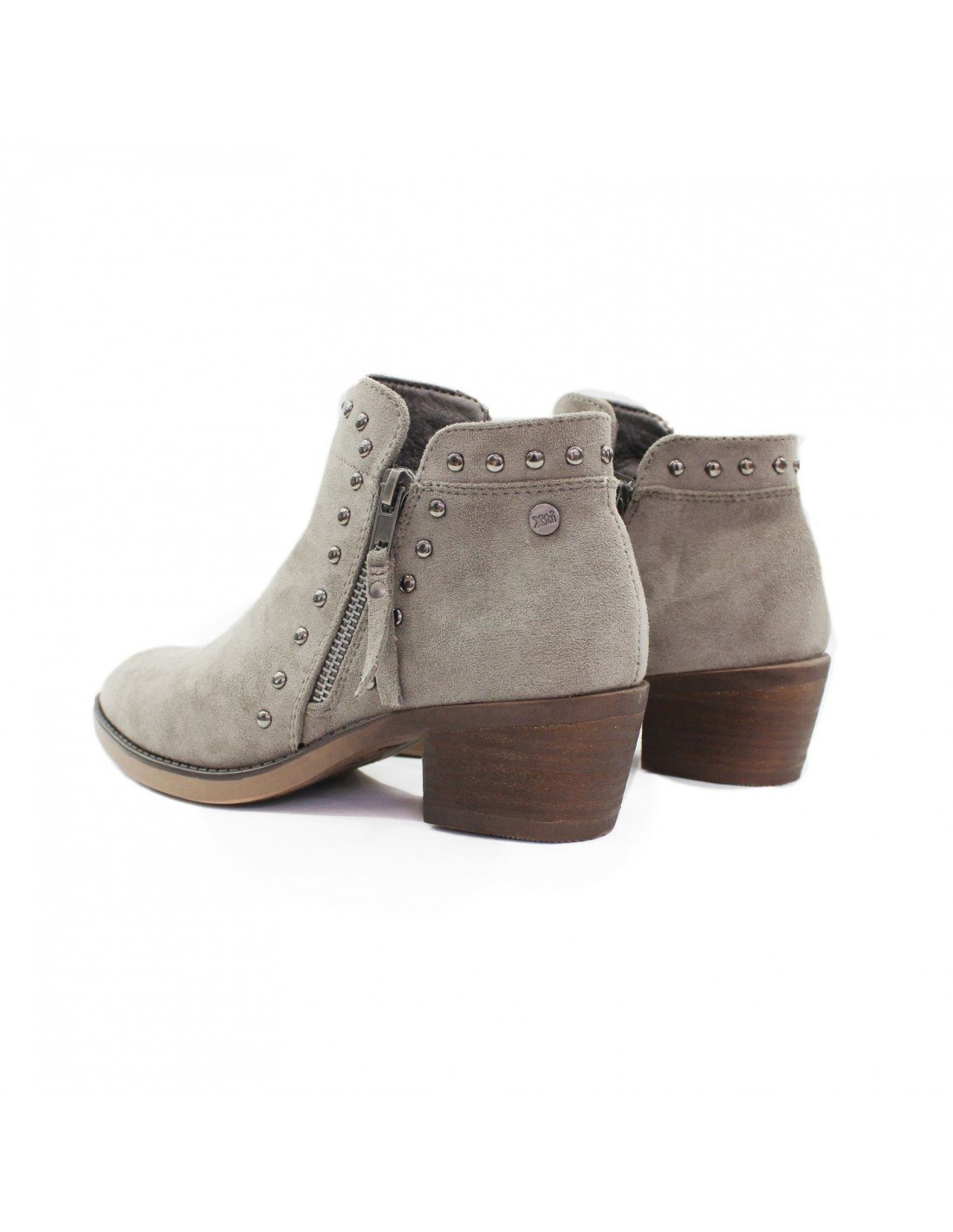 Botines para mujer, marca XTI, color Gris.
