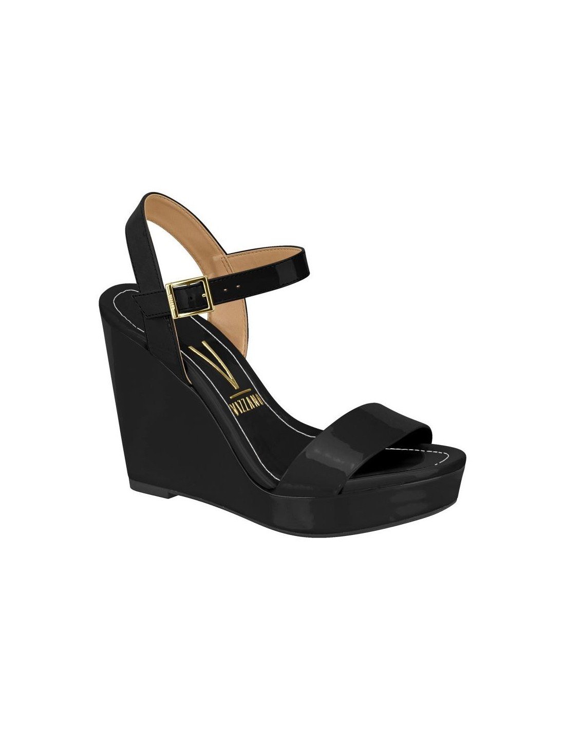 Sandalia para mujer marca Vizzano, Color Negro.